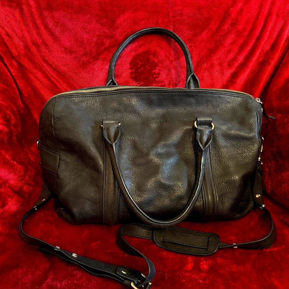 Josefina leather diaper/travel bag